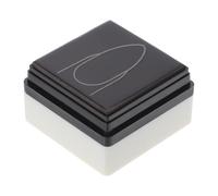 VILLCASE Tampon D'entraînement Réduit Perdu pour Manucure en Plastique Blanc, Outil Pratique pour Nail Art pour Peinture Manuelle et Création DIY