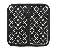 VILLCASE Tapis de Massage des Pieds Fonction D'ajustement des Entrailles et Électrique Noir pour Plastique Carré Stimulation Circulation Sanguine Relaxation du Pied