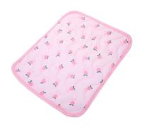 VILLCASE Tapis Rafraîchissant pour Chien et Chat Motifs Adorables, Surface Confortable en Soie Glacée et Coton, Antidérapant, pour L'déplacements