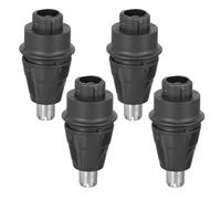 VILLCASE Tête de Rechange pour Tondeuse à Poils du Nez 4 Pièces Lavables Épilation Précise Accessoires de Soin Personnel pour Usage Quotidien et Voyage