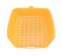 VILLCASE Toilette pour Lapin et Cobaye en Plastique Tiroir Détachable, Design Anti-éclaboussures pour Maison Propre et Environnement Confortable, Usage Domestique