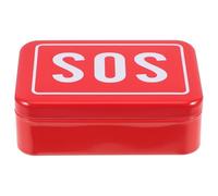 VILLCASE Trousse de Portable en Fer-Blanc Boîte à Pharmacie Compacte et Légère Contenant à Remède Multifonction pour Voyage Camping Bureau et Maison Étui de Rangement D’Urgence