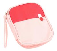 VILLCASE Trousse de Secours Portable en Tissu Oxford Légère et Résistante, Mini Conteneur pour Remède, pour Camping et Usage Familial