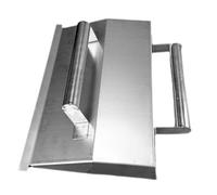 VILLCASE Truelle à Bordure en Béton Outil de Maçonnerie Acier Inoxydable Ergonomique pour Cloisons Sèches 1 Pièce Multi-Usages