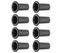 VILLCASE Tube D'évent pour Caisson de Basses Abs Noir 40mm 8 Pièces Trous de Montage Standard pour Installation Facile Projet de Construction D'enceintes