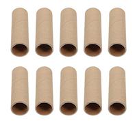 VILLCASE Tubes Artisanat, Carton Kraft Brun Rond, 15 Tubes de 3 cm pour Artisanat Enfants, Activités et Projets de Salle de Leçons