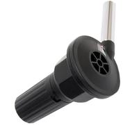VILLCASE Ventilateur Pratique Souffleur de Feu Portable Léger en Aluminium et Abs pour Barbecue Électrique pour Camping et Fêtes en Plein Air