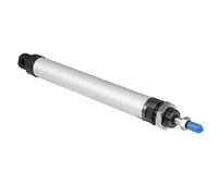 VILLCASE Vérin Pneumatique Double Action Alésage 16 Mm Course 100 Mm Tige Simple Alliage d'Aluminium Cylindre pour Automatisation Industrielle Manutention Robotique