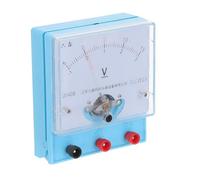 VILLCASE Voltmètre Réglable Voltmètre Analogique en Plastique 0-15 V 0-3 V Léger, pour Étudiants, Séances de Laboratoire de Physique et Expériences Scientifiques