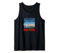 Ville Agadir, tee-shirt pour voyager, plage sud du Maroc, Débardeur