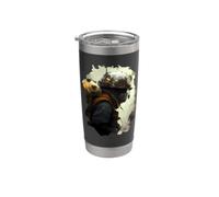 Ville apocalyptique, le dernier homme Gobelet isotherme en acier inoxydable double paroi