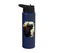 Ville apocalyptique, le dernier homme Stainless Steel Insulated Water Bottle
