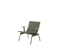 &Tradition Chaise longue Ville Outdoor AV45 avec accoudoirs Bronze green