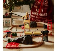 Ville avec circuit train electrique bois