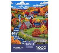 Ville Colorée de la Côte Puzzle 1000 Pièces Educa Jouet en Bois Jeu D'Intelligence Décoration Intérieure Jeu Éducatif Challenge Toy Adultes & Enfants des 14 Ans 38x26cm/1000pcs