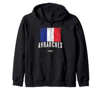 Ville d'AVRANCHES - France | Drapeau FR, Drapeau Français - Sweat à Capuche