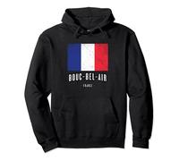Ville de Bouc-Bel-Air - France | FR - Drapeau Français - Sweat à Capuche