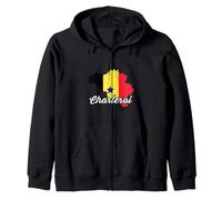 Ville de Charleroi Belgique | BE Belgique - Drapeau Belge Sweat à Capuche
