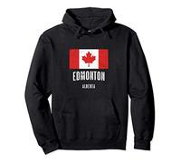 Ville de Edmonton - CANADA | Drapeau canadien souvenir - Sweat à Capuche