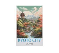 Ville de Kyoto Japon,Jigsaw Puzzle 1000 Pièces Puzzles Adultes Enfants Intéressant 1000 Pièces Puzzle Personnalisé Jouets(38x26cm)-FP86
