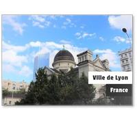 Ville De Lyon - Chapelle Sainte Croix Inaugurée En 1901 Aimant de Réfrigérateur