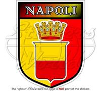Ville de Naples Italie Shield Città di Napoli italien 100 mm (10,2 cm) Vinyle autocollant, autocollant