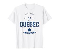 Ville De Québec Illustration Drapeau De Québec T-Shirt