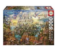 Educa Dream Town Puzzle 8000 Pieces Multicolore Enfants