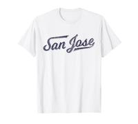 Ville de San Jose California Varsity Script Silicon Valley T-Shirt