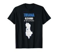Ville de Tirana, Albanie T-Shirt