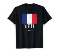 Ville de VITTEL - France | FR - Drapeau Français - T-Shirt