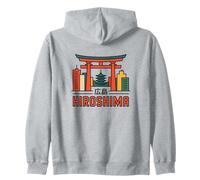 Ville d'Hiroshima Japon Voyage Japonais Porte Torii Sweat à Capuche