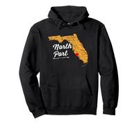 Ville du North Port Florida | N. - Souvenir de Vacances, Graphique Sweat à Capuche