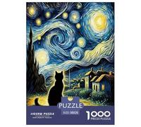 Ville étoilée Puzzle 1000 Pièces Educa Jouet en Bois Divertissement Créatif De l'art De La Décoration Jeu Éduchatif Challenge Toy Adultes & Enfants des 14 Ans 38x26cm/1000pcs