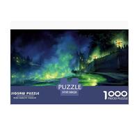 Ville Magique Puzzles 1000 Pièces Jeu De Défi Jouet Adultes Et Plus De 12 Ans Fantaisie Night Jeu De Puzzle Défi ÉduChatif Stimulation Cérébrale Cadeau Décoration Maison 38x26cm/1000pcs