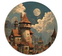 Ville médiévale || Puzzles Amusants en Famille 1000pcs (67.5x67.5cm) Adultes