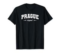Ville Natale rétro Originale de Prague T-Shirt