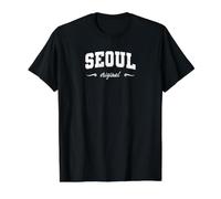 Ville Natale rétro Originale de Séoul T-Shirt Graphique avec Valeur