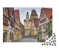 Ville Romantique Puzzle Adulte 1000 Pièces Jeu Éducatif Jouets Défi Artisanat Cadeau Famille Décoration Intérieure Jeu D'adresse pour Toute La Famille 1000pcs (75x50cm)