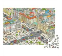 Ville Rue Architecture Puzzle, 1000 Pièces Jeu D'intérieur Adulte