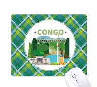 ville statue building - congo réseaux verte grille pixel tapis de souris