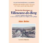 Villeneuve-de-berg (recherches historiques sur)