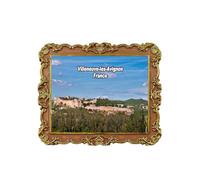 Villeneuve-les-Avignon France Aimant de Réfrigérateur 3D Souvenir Voyage Décoration Frigo Autocollant Magnétique