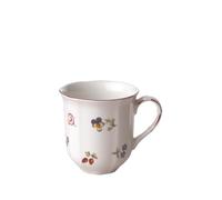 Villeroy & Boch - 10-2395-4870 - Petite Fleur Mug A Café, Tasse à Café en Porcelaine Premium avec Relief Filigrane et Motifs de Fleurs et Fruits, 300 ml