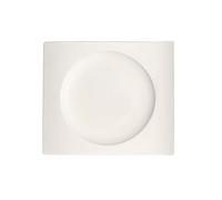 Villeroy & Boch 10-2525-2649 Newwave Assiette à Dessert Porcelaine Blanc 25 x 25 x 9,1 cm