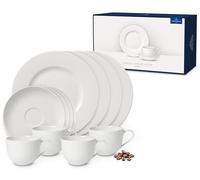 Villeroy & Boch 10-4153-9014 Set à Café Porcelaine Blanc 44,1 x 24,2 x 9,8 cm 1 set (12 pièces)