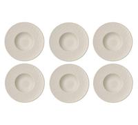 Assiette à Pâtes Villeroy & Boch Manufacture Rock Blanc 29 cm (Lot de 6)