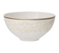Villeroy & Boch 10-4390-1945 Ivoire Coupelle Porcelaine Or 22,6 x 22,6 x 7,6 cm
