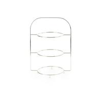 Villeroy & Boch - 10-4545-7865 - Anmut Etagère en Acier Inoxydable de Qualité, Plateau 3 Etages Pour Buffet Ou Brunch, Combinables avec Des Assiettes, 40 cm