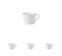 Villeroy & Boch 10-4600-1240 Tasse pour Petit-déjeuner 0,35 L Porcelaine Blanc 32 x 21,5 x 9,5 cm 1 Tasse (Lot de 4)